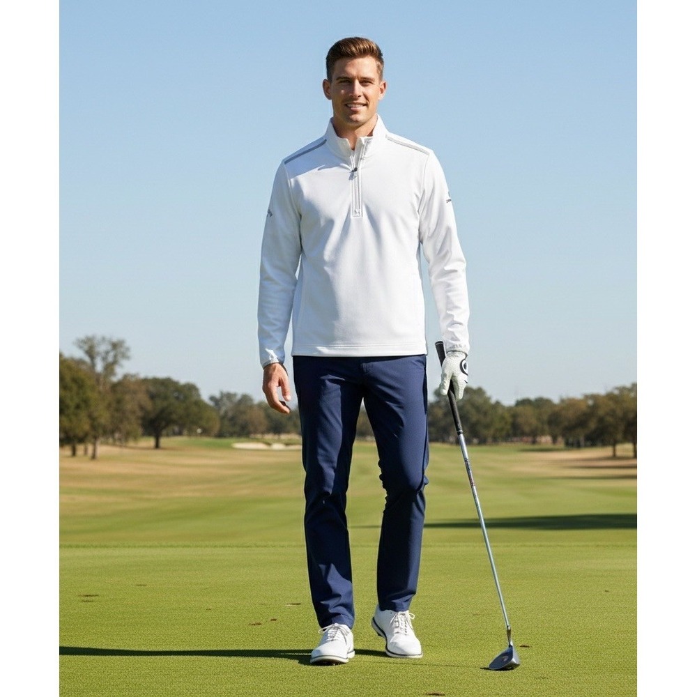Callaway Weather Series‎ Mens Large 1/4 Zip Pullover Performance Golf Jacket